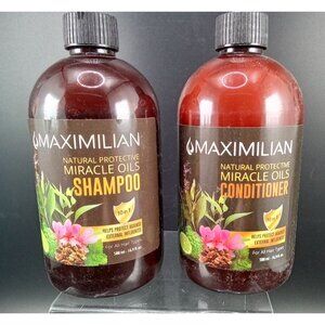 Maximilian Natural Protective Miracle Oils Shampoo & Conditioner Set 500ml Each